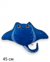 СКАТ ГИАЦИНТ БОЛ.45 СМ (ВЕЛЮР, ПЕЧАТЬ) купить оптом и в розницу СКАТ ГИАЦИНТ БОЛ.45 СМ (ВЕЛЮР, ПЕЧАТЬ) купить оптом и в розницу на базе игрушек